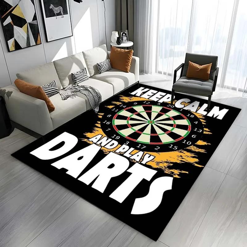 Disney Sport Carpet Dart Target Pattern Rug for Living Room Bathroom Mat Creative Doormat Carpet for Bedroom Home Decor