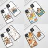 Cover for Apple iPhone 17 Pro XS Max Air 6 7 8 Plus 5 + SE 2022 SE2 16E 8+ Casing Phone Case Anime Wallpaper Capybaras Cartoon