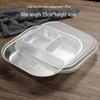 Abay 304 Stainless Steel Divided Lunch Tray