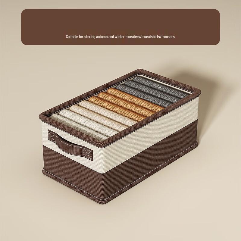 

Changbaosen Large Foldable Divided Storage Boxes, 3-Pack