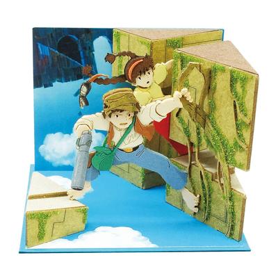 Sankei Studio Ghibli Mini Castle In the Sky The True Identity of the Flying Stone Paper Craft Laputa - MP07-134