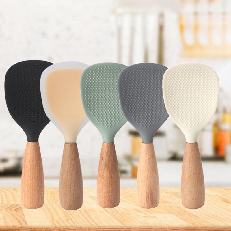 Food Grade Rice Spoon for Rice Cooker with Non-Stick Rice