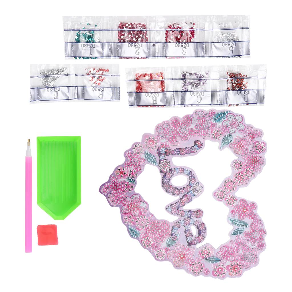 Rhinestone Painting Set DIY Sturdy Originality 5D Diamond Painting Ornaments for Relaxation Home Wall Decor