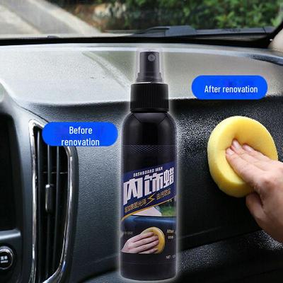 Polish d'entretien pour panneaux intérieurs et cuir de voiture - Anti-poussière et parfumé
