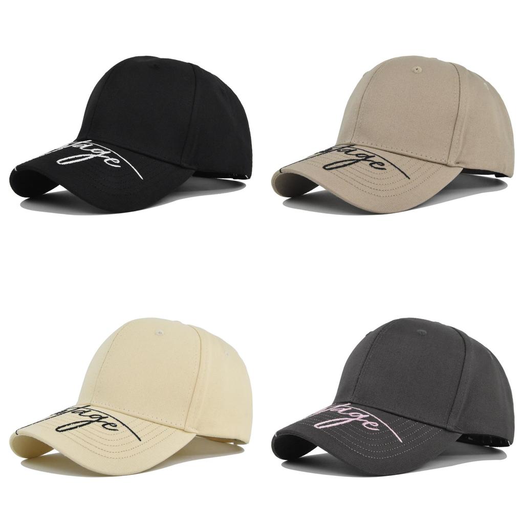 Duck Cotton Embroidered Tongue Baseball Cap Fashionable Leisure Hat Hard Hat Top