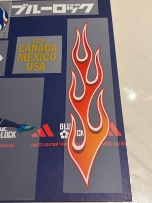 Blue Lock Adidas Limited 2026 Japan Heat Transfer Stickers Isagi Yoichi