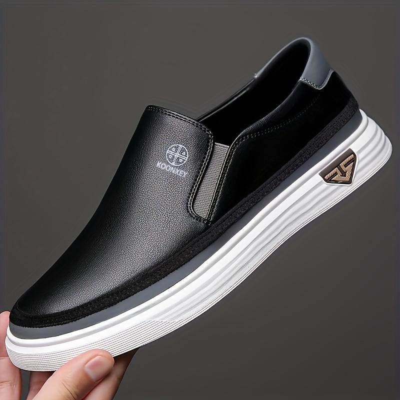 

Стильная и минималистичная мужская обувь в стиле business casual с мягкой подошвой, удобным верхом и нескользящей конструкцией 38 чёрный