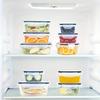 Four Sets of Multi-functional Transparent Food Storage Kits, Multi-size, Tightly Closed Lids To Keep Food Fresh and the Kitchen Clean and Orderly