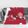 Fire Nation Blossom Blanket Fleece Textile Decor Avatars Anime Airbenders Multi-function Throw Blanket for Bed Outdoor Bedspread