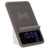 Alarm Clock Charger Fast Multi Functional Bluetooth Speaker Clock with Wireless Charging Function for Mobile Phones