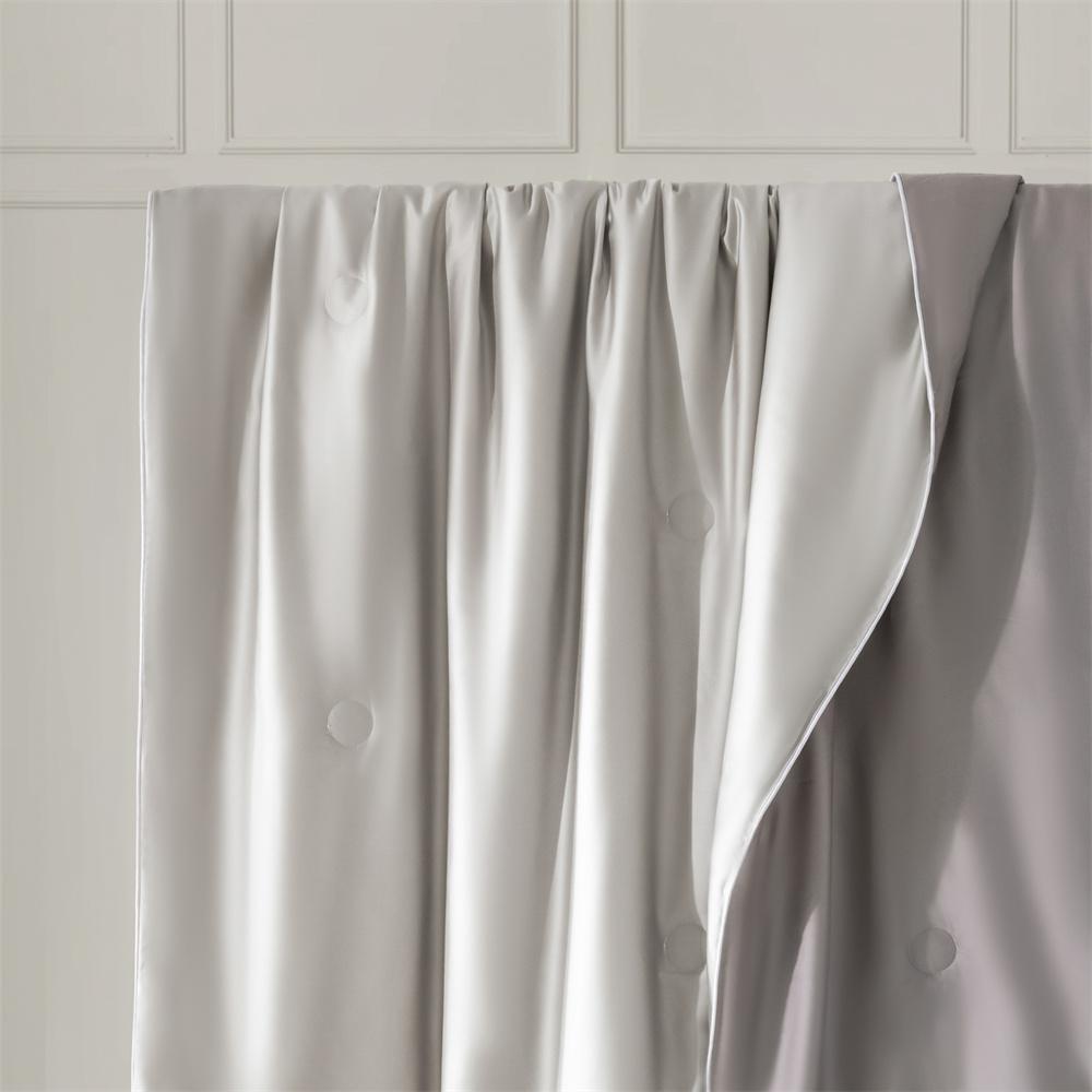 Cooling Feeling Blankets Smooth Air Condition Comforter Breathable Lightweight Quilt with Double Side Cold Cooling Fabric