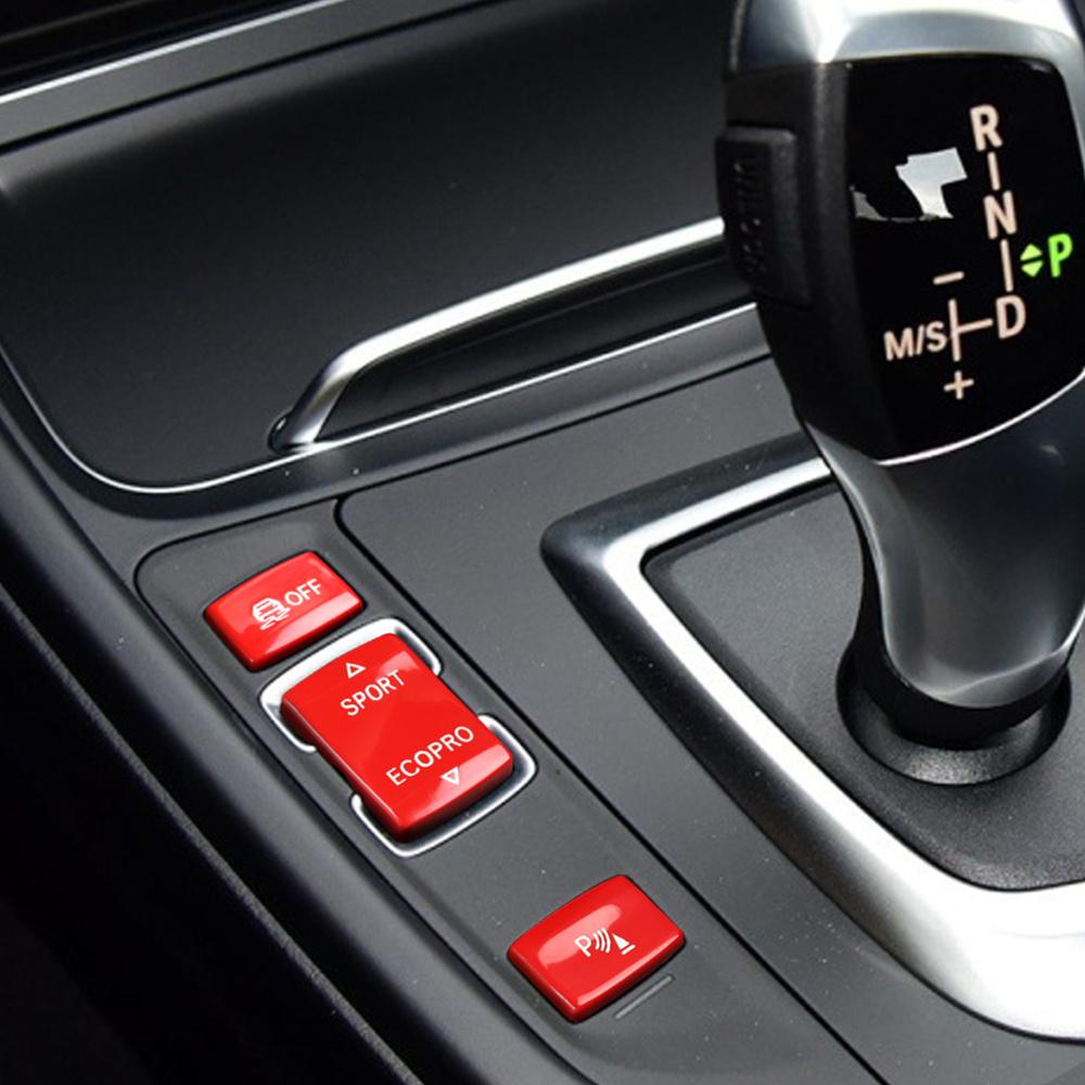 For BMW 2 3 4 Series F20-23 F30-F34 Red Center Concole Drive Mode Switch Buttons