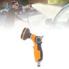 Garden Hose Nozzle, Hose Sprayer with 8 Spray Patterns, Water Hose Spray Nozzle for Watering Garden Lawn Plants Lawn Washing Cars for 3/4\" Thrded Hos