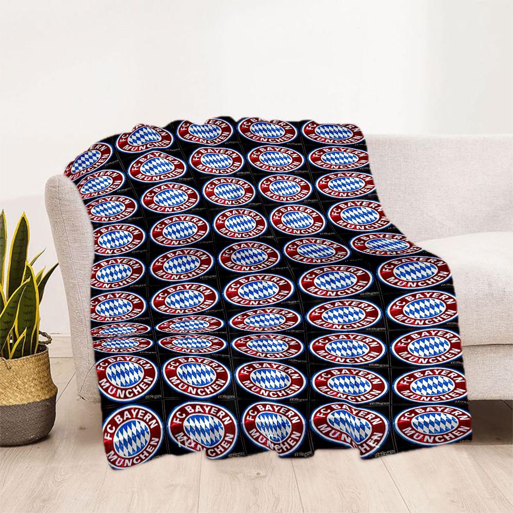 Bayern Munich Blanket Soft & Cozy Suitable for Office Chair Sofa Bedding for All Seasons Stylish Decor Perfect Gift for Relatives and Friends