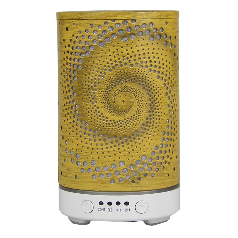 100ml Ultrasonic Cool Mist Humidifier Essential Oil Diffuser Room Moisture Control Auto Shut-Off with LED Night Lights