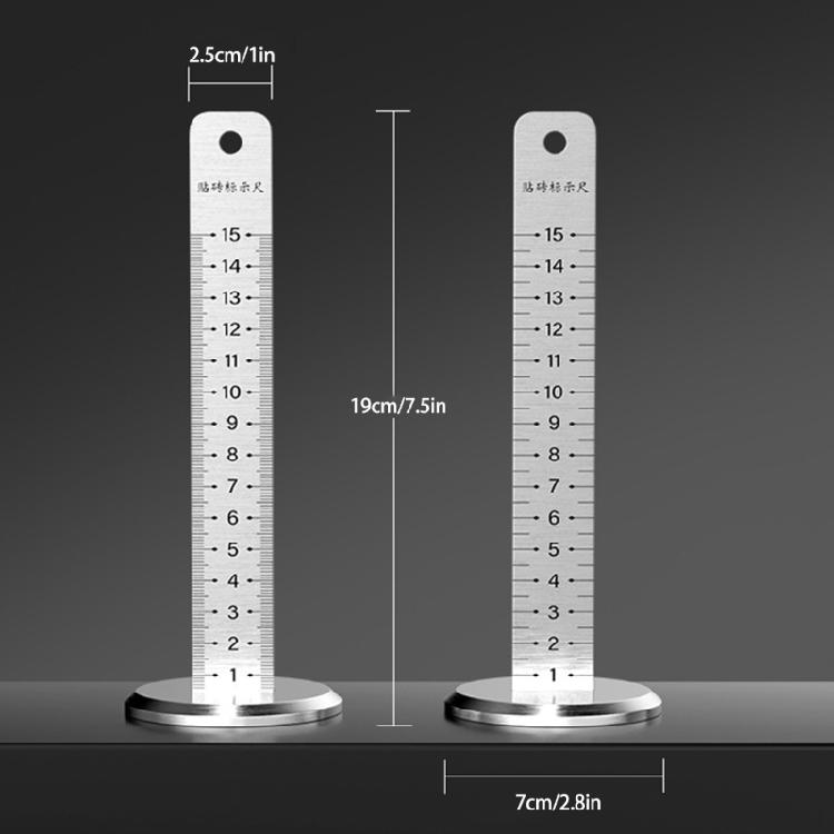 Equal Height Ruler Lay Floor Tile Special Tool Stick Horizontals Elevations Ruler