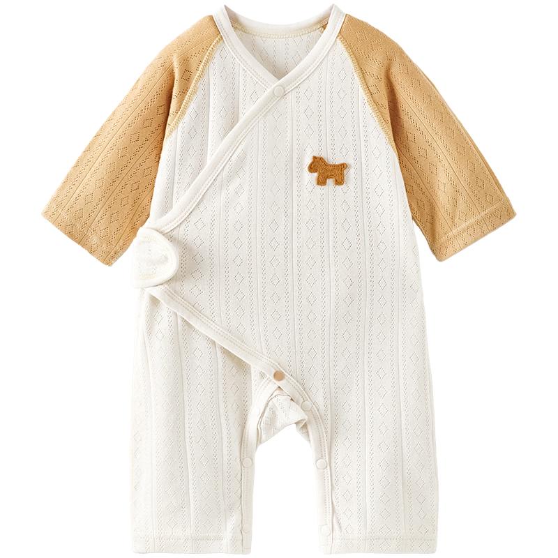 TONGTAI Infant Pure Cotton Butterfly Romper 52cm