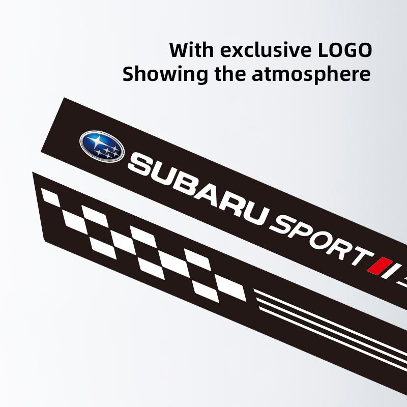 Subaru Car Side Skirt Stickers DIY Stripe Racing Decal For STI WRX Forester Impreza Legacy Outback XV WAS Ascent Atenza Tribeca YY2