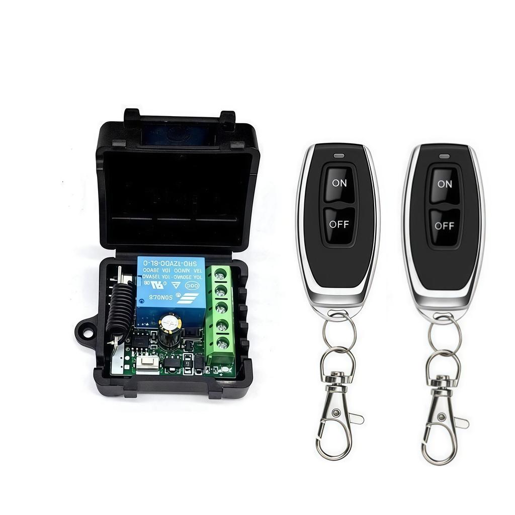12V Single Channel Wireless Remote Boom Barrier Controller with Electric Lock and Light Switch.