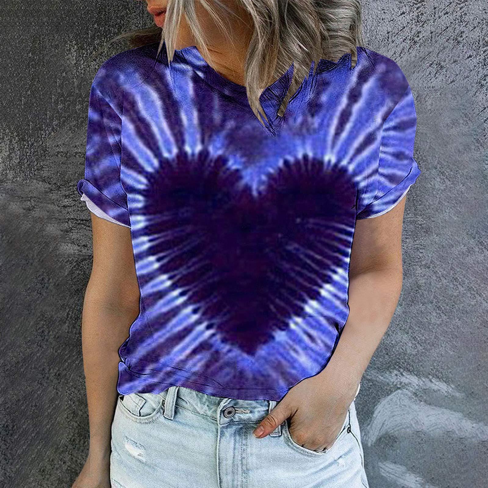 

Цветная 3D-печатная футболка с надписью «Love», женская мода, круглый вырез, короткий рукав, радужная футболка, одежда 3XL