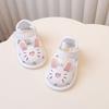 Sommer Baby Mädchen Kleinkind Schuhe mit Cartoon Design und Klettverschluss für Neugeborene und Säuglinge