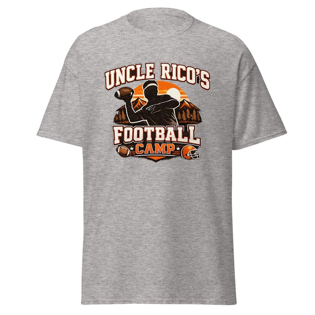 Uncle Rico Football Camp - Napoleon Dynamite Football Shirt Parody, Unisex