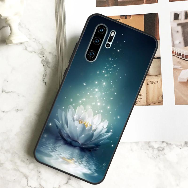 Summer Lotus For Huawei Nova Y70 Y72 Y73 Y60 Y90 Y61 Y91 7i 8i 11i 12i 12s 9 10 SE P20 P30 P40 Lite Case