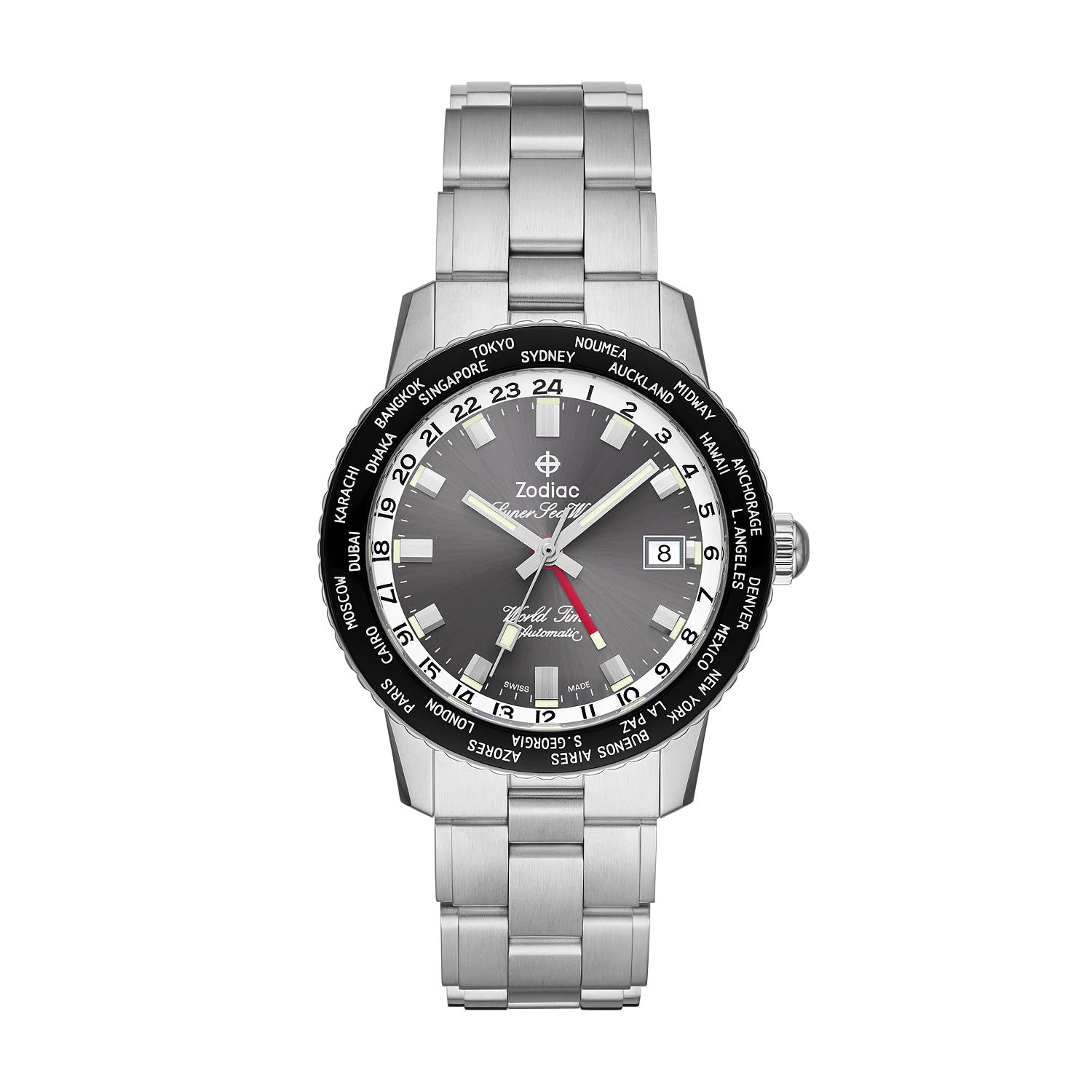 

[Zodiac] Watch Super Sea Wolf ZO9409 Men s Silver