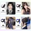 Seamless Gradient Clip-in Ear Dye Hair Extensions for Women