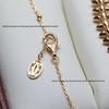 Gold Bullet Rivet Necklace with Star Clavicle Chain - Fashionable Pendant for Women