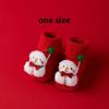 High Quality Cotton Newborn Kids Socks Red Santa Claus Baby Girls Boys Warm slippers 0-3years Children Sock Christmas Gifts