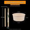 UOSO Disposable Rice Husk Paper Bowls & Food Containers
