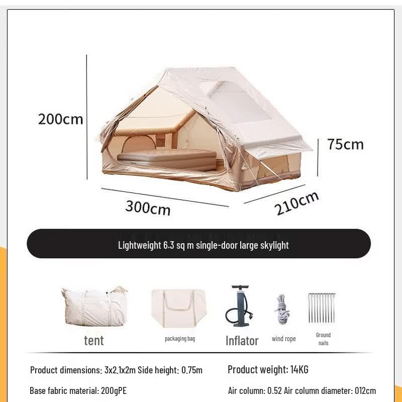 OEING Quick-Open Inflatable Camping Tent