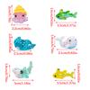 Pack of 10 Ocean Themed Resins Animal Figures for Aquariums Decorations and Children Room Decoration Miniature Whale Sea Hares