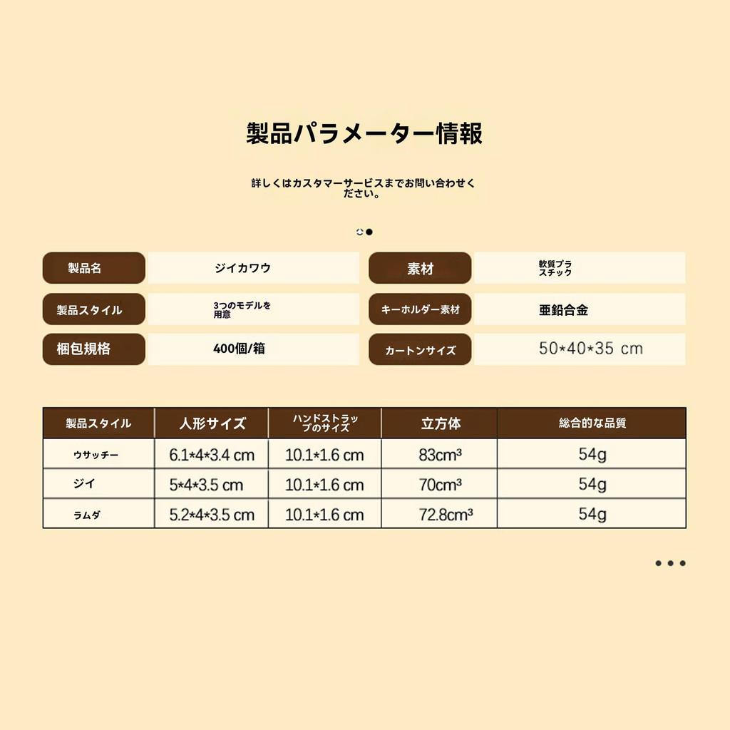 [AAGWW] 2-Piece Keychain Idea Bag Strap Accessory Gift (C+B)