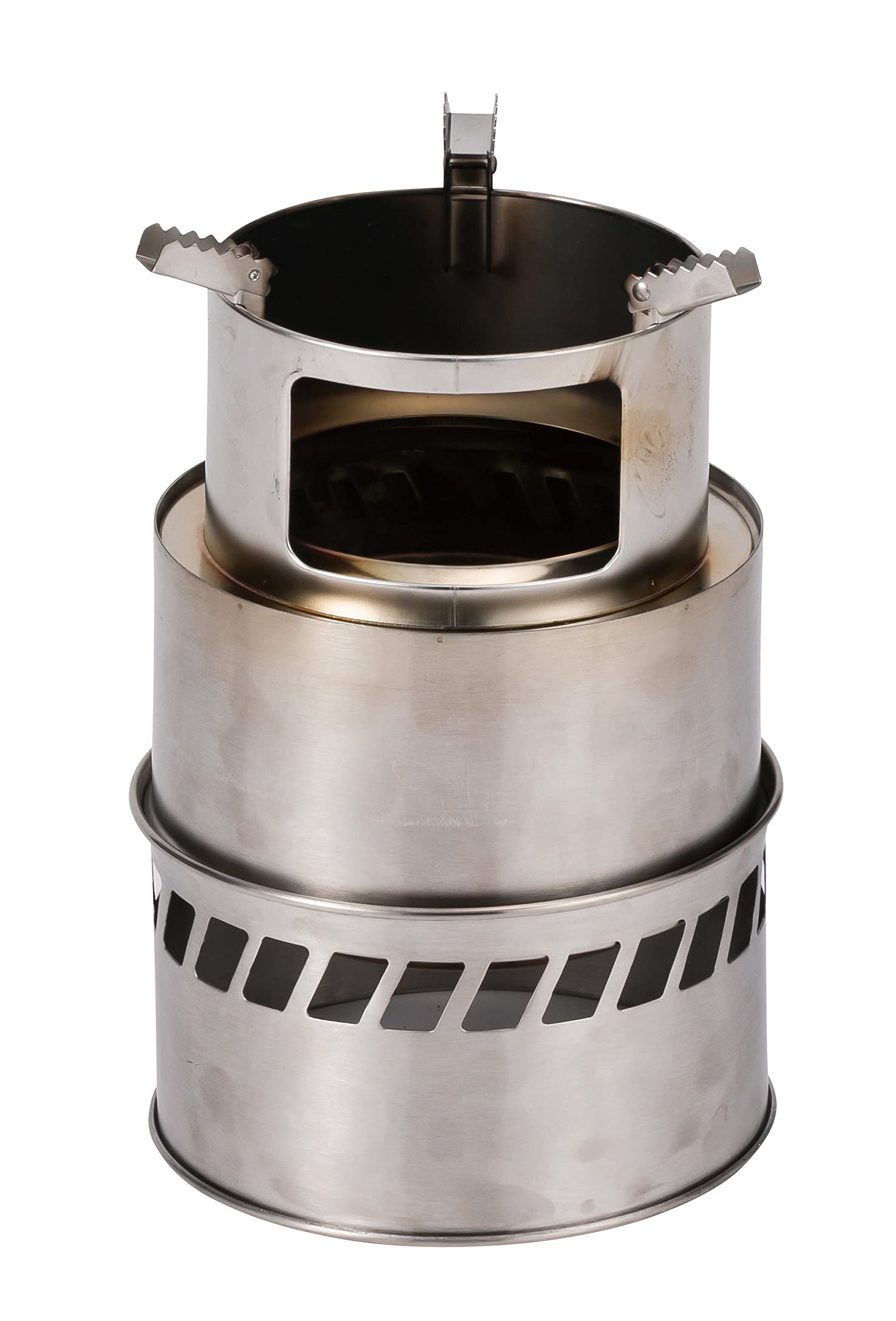 

Takeda Corporation Silver Camping Stove L [Мощная горелка/Барбекю/На открытом воздухе] 19,2×19,2×31 см CSL21-19 серебряный