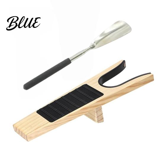 Senior Living Aid Boot Jack with Long Handle, Easy Removal Portable Shoehorn, Non-slip Grip Non Slip Shoe Helper Sturdy Iron Construction Shoes