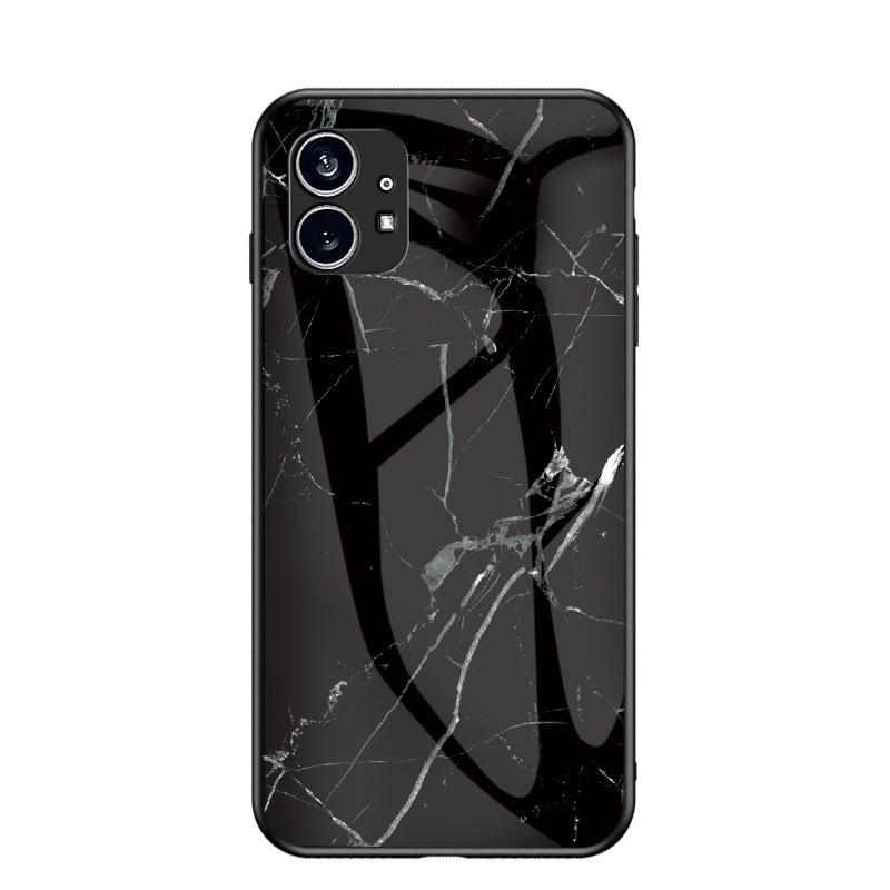 Nothing Phone Marble Glass Case – Soft Edge Protective Cover