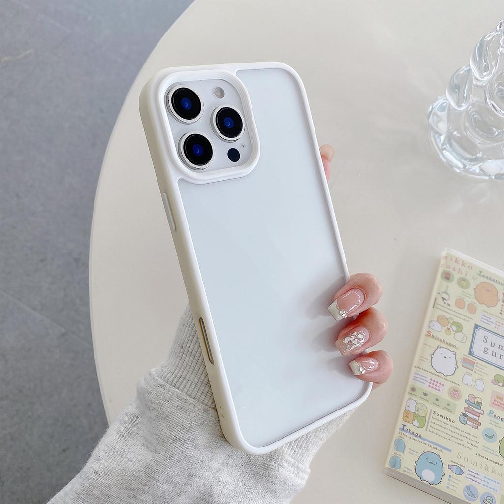 Simple Solid Color Border Phone Case, U-Shield for Apple for IPhone 16 ProMax Phone Case, 1514 Anti Drop Case