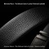 Men's Genuine Leather Belt with High-end Automatic Buckle - Premium Cowhide for Middle-aged and Young Adults