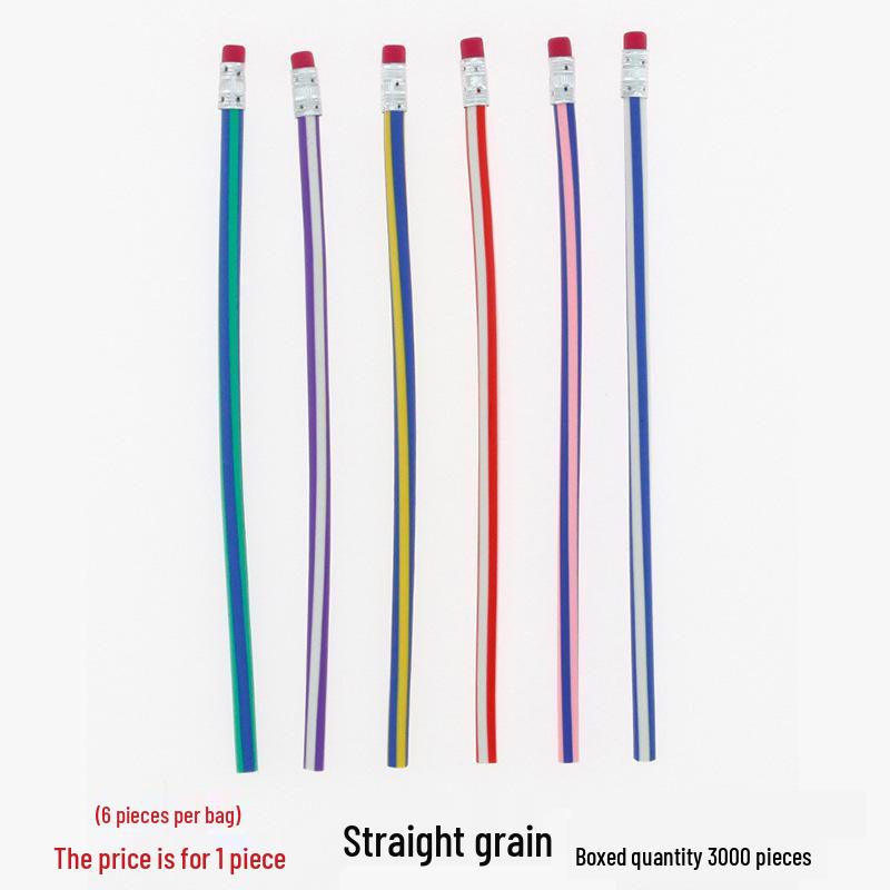 Unbreakable Soft Pencil Novelty: Bendable Toy & Creative Transforming Stationery Gift