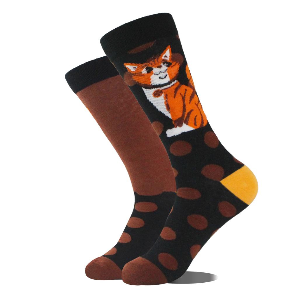 AB Professional Design Funny Socks Men Happy Animal Music Beer Skarpetki Sokken Hip Hop Big Size Meias Skateboard Divertidos