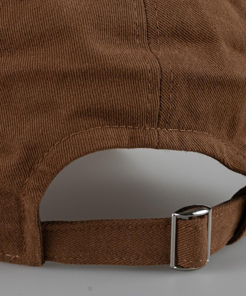 Wig Saint Block Logo Cotton Peach Ball Cap - Beige