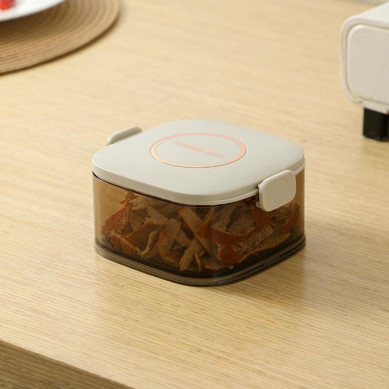 Multi-layer Seasoning Sealed Jar Storage Box, Kitchen Dried Chili Peppers, Sichuan Pepper, Star Anise and Condiments Separate Packaging Storage Box