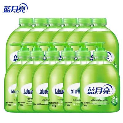 Blue Moon Antibakterielle Handseife 6er-Pack (500g Flasche + 500g Nachfüllpackung)