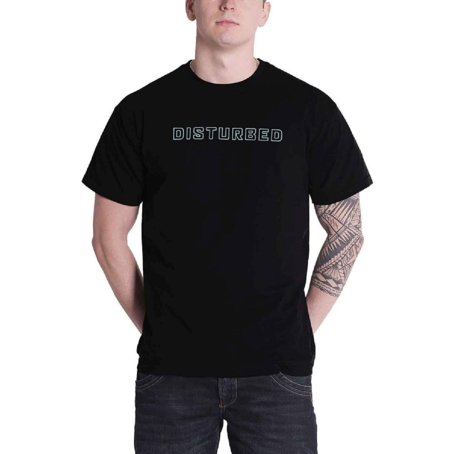 Disturbed T Shirt I Am A Disturbed One Band Logo New Official Mens Black XXXXXL разноцветный