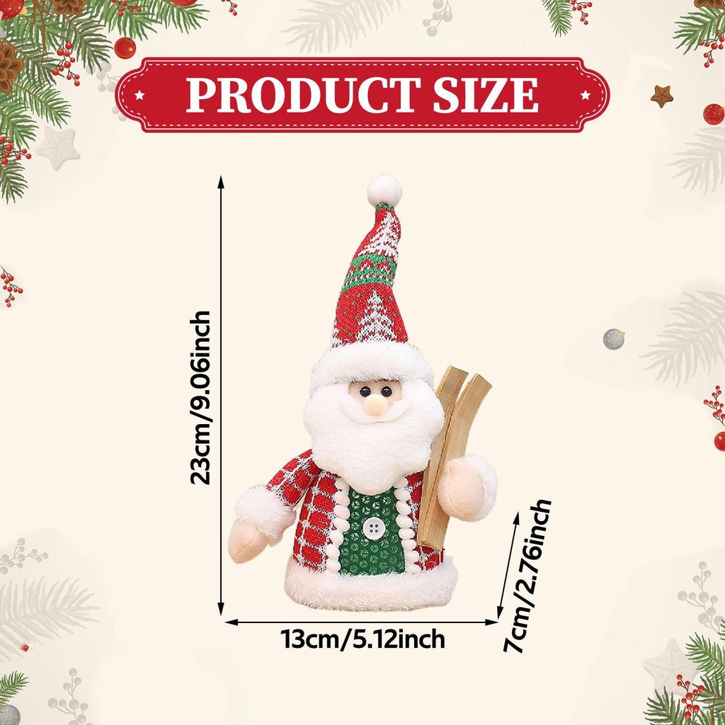 Weihnachtsfigur Gemütliche Heimdekoration Tischornament für Arbeitsplatte Feiertag Wohnheim