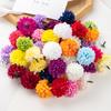 100PCS Artificial Hydrangea Flowers Wedding Home Party Room Decoration Christmas Candy Box Fake Silk Scrapbook Plants