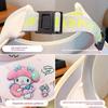 My Melody Sun Visor UV Protection Cute Cartoon Character Hollow Out Breathable Hat for Boys Girls Beach Summer Sanrio Gift