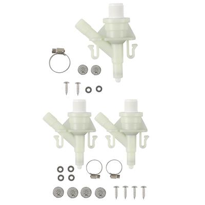 1PC/2PCS 385311641 RV Toilettenwasserventil-Kit Kompatibel für Toiletten der Serien 300, 310, 320 mit Pedalspülung Traveler Vacuflush Toiletten